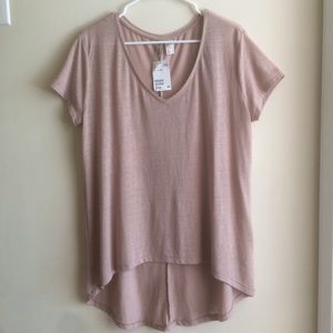 mauve tee